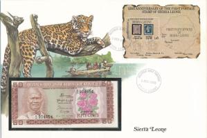 Sierra Leone 1984. 50c felbélyegzett borítékban, bélyegzéssel T:UNC
Sierra Leone 1984. 50 Cents in ...