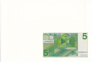 Hollandia 1973. 5G felbélyegzett borítékban, bélyegzéssel T:UNC
Netherlands 1973. 5 Gulden in envel...