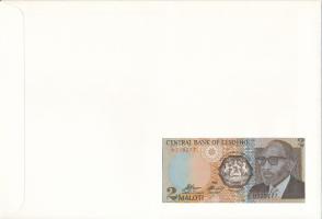 Lesotho 1989. 2M felbélyegzett borítékban, bélyegzéssel T:UNC
Lesotho 1989. 2 Maloti in envelope wi...