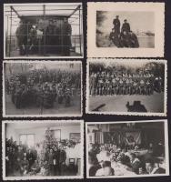 cca 1939-1944 M. Kir. Honvédség, folyamőröket ábrázoló fotók, 6 db, az egyik képen Horthy István kor...