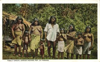 Family Group of Darien Indians in Panama (EB)