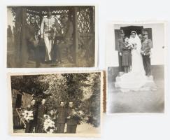 cca 1930-1945 Vegyes katonai fotó tétel, 30 db