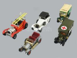 Matchbox 5 darab fém játékautó, jó darabok