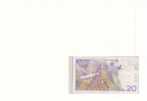 Svédország ND(2007-2008) 20K "Selma Lagerlöf" felbélyegzett borítékban, bélyegzéssel T:UNC...