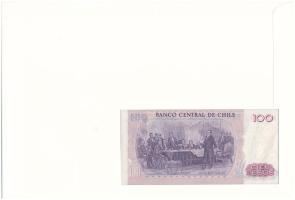Chile 1983. 100P felbélyegzett borítékban, alkalmi bélyegzéssel T:UNC
Chile 1983. 100 Pesos in enve...