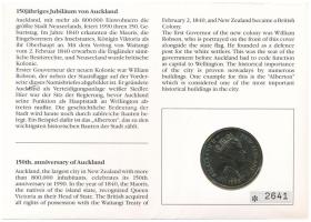 Új-Zéland 1988. 50c Cu-Ni "II. Erzsébet / Endeavour" felbélyegzett borítékban, bélyegzésse...