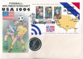 Amerikai Egyesült Államok 1994. 1/2 Cu-Ni "FIFA Világbajnokság 1994" felbélyegzett boríték...