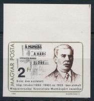 1983 Vági István ívszéli vágott bélyeg