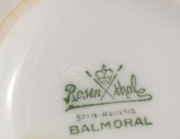 Rosetnhal Balmoral tejkiöntő, jelzett, hibátlan, m: 8,5 cm