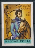 1983 Simón Bolívar vágott bélyeg