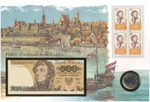 Lengyelország 1970. 10Zl "Tadeusz Kosciuszko" + 1982. 500Zl "Tadeusz Kosciuszko"...
