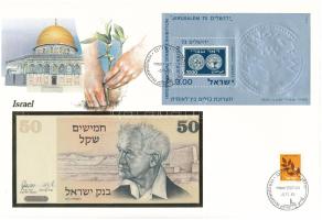 Izrael 1978. 50S felbélyegzett borítékban, bélyegzéssel, német nyelvű leírással T:UNC
Israel 1978. ...