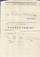 1932 Izraelita vallású házaspár illetőségi bizonyítványa + Zsibárukereskedő Ipartestület felvételi o...