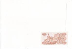 Ukrajna 1991. 1K felbélyegzett borítékban, bélyegzéssel T:UNC
Ukraine 1991. 1 Karbonavets in envelo...
