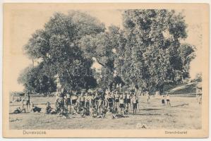 1935 Dunavecse, strand részlet. Hangya szövetkezet kiadása