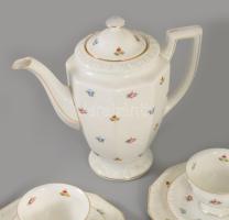 Rosenthal 15 részes kávészervírozó összeállítás, jelzett, m: 24 cm alatt