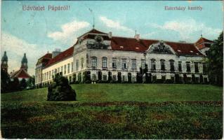 1909 Pápa, Esterházy kastély. Kis Tivadar kiadása (Rb)