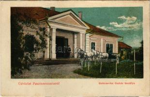 1939 Pusztamonostor, Balázsovich Oszkár kastélya, kúria. Schwarcz Zoltán kiadása (fl)