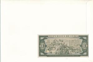 Kuba 1982. 1P felbélyegzett bankjegyes boríték bélyegzéssel T:UNC
Cuba 1982. 1 Peso in banknote env...