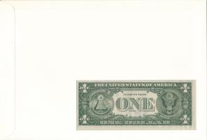 Amerikai Egyesült Államok 1981A 1$ felbélyegzett borítékban, bélyegzéssel T:UNC
USA 1981A 1 Dollar ...