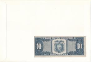 Ecuador 1986. 10S felbélyegzett borítékban, bélyegzéssel T:UNC
Ecuador 1986. 10 Sucres in envelope ...