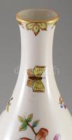 Herendi Viktória mintás váza, jelzett, hibátlan, m: 16 cm