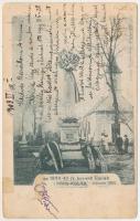 1903 Kúla, Bács-Kula, Kula; 1848-49 honvéd emlékmű, állíttatott 1902. Schröder kiadása / revolution ...
