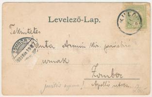 1903 Kúla, Bács-Kula, Kula; 1848-49 honvéd emlékmű, állíttatott 1902. Schröder kiadása / revolution ...