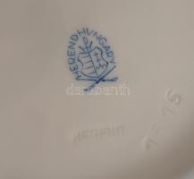 Herendi Eton mintás 10 darabos süteményes tányér készlet, jelzett, minimális kopással, d: 15,5 cm