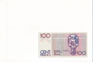 Belgium 1978-1981(DN) 100Fr felbélyegzett borítékban, bélyegzéssel T:UNC
Belgium 1978-1981(ND) 100 ...
