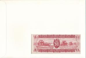 Guyana 1980-1983(DN) 1$ felbélyegzett borítékban, bélyegzéssel, német nyelvű leírással T:UNC
Guyana...