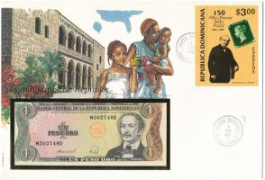 Dominikai Köztársaság 1988. 1P felbélyegzett borítékban, bélyegzéssel T:UNC
Dominican Republic 1988...