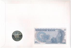 Norvégia 1983. 10K + 1993. 5 ECU fantázia érem "Fridtjof Nansen 100. évfordulós sarkkutatás&quo...