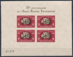 1950 UPU I. vágott blokk (220.000)