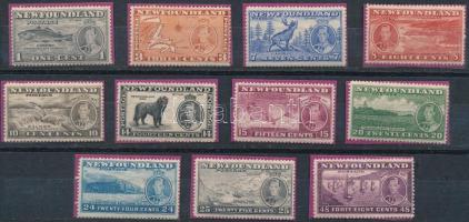 1937 VI. György koronázása sor Mi 221-231 (Mi EUR 50.-)