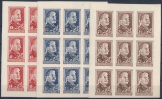 1949/1950 Sztálin vágott sor kilences tömbökben (60.000)