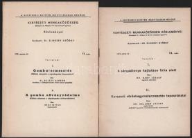 Kertészeti Munkaközösség Közleményei 11. és 13. sz. (2 db): Balázs Sándor: Gombatermesztés. (Különös...