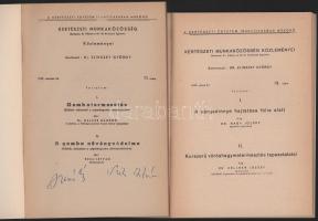 Kertészeti Munkaközösség Közleményei 11. és 13. sz. (2 db): Balázs Sándor: Gombatermesztés. (Különös...