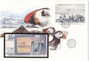 Izland 1961. 10K borítékban bélyeggel, bélyegzéssel T:UNC
Iceland 1961. 10 Kronur in envelope with ...