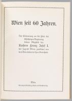Wien: Seit 60 Jahren - Ein Album für die Jugend Wien 1908. Festett egészvászon kötésben / in full li...