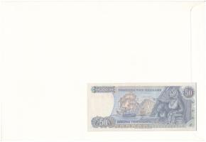 Görögország 1964. 50Dr felbélyegzett borítékban, bélyegzéssel T:UNC
Greece 1964. 50 Drachmai in env...