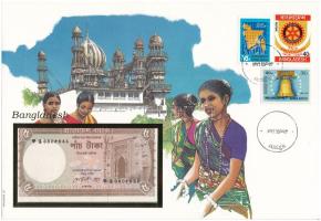 Bangladesh 1981. 5T felbélyegzett borítékban, bélyegzéssel T:UNC
Bangladesh 1981. 5 Taka in envelop...