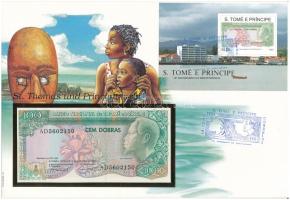 Sao Tomé és Príncipe 1989. 100D felbélyegzett borítékban, bélyegzéssel T:UNC
Sao Tomé and Príncipe ...