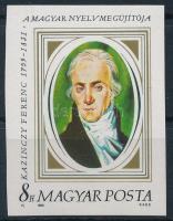 1990 Kazinczy Ferenc vágott bélyeg