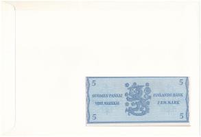 Finnország 1963. 5M felbélyegzett borítékban, bélyegzéssel T:UNC
Finland 1963. 5 Markkaa in envelop...