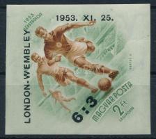 1953 Labdarúgó 6:3 vágott bélyeg (60.000)