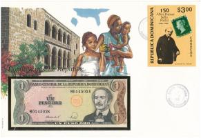 Dominikai Köztársaság 1988. 1P felbélyegzett borítékban, bélyegzéssel T:UNC
Dominican Republic 1988...