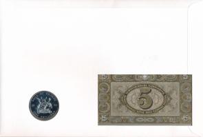 Svájc 1952. 5Fr "53D 019625" bankjegy + Uganda 1996. 1000Sh Cu-Ni "Altdorf - Tell Vil...
