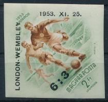 1953 Labdarúgó 6:3 vágott bélyeg (60.000)