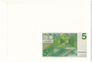 Hollandia 1973. 5G felbélyegzett borítékban, bélyegzéssel T:UNC
Netherlands 1973. 5 Gulden in envel...